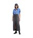 Womens/ladies Denim High Waist Maxi Skirt Black Levis-4