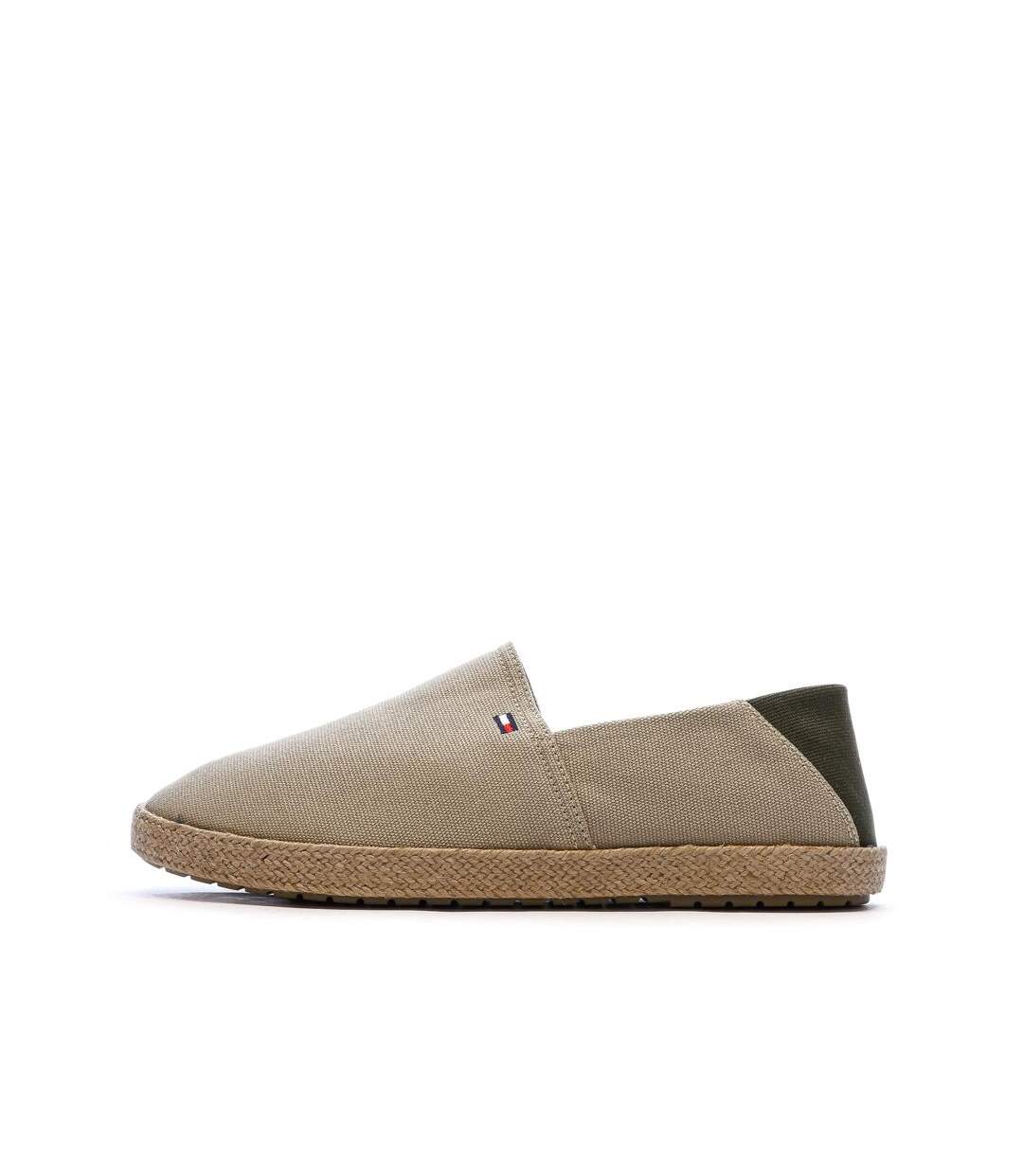Espadrilles beiges homme tommy hilfiger hilfiger fm0fm05353-1