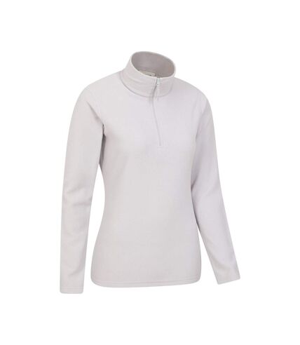 Mountain Warehouse Womens/Ladies Camber II Fleece Top (Frosted)