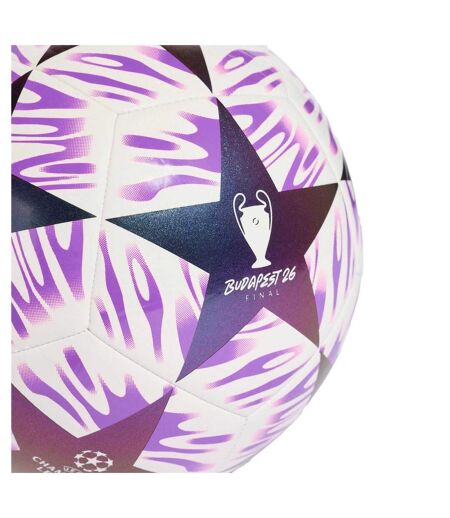 Ballon De Foot Glider Taille 3 Blanc Violet Adidas