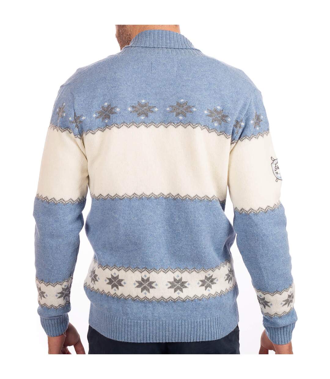 Cardigan montagne 100% laine-2