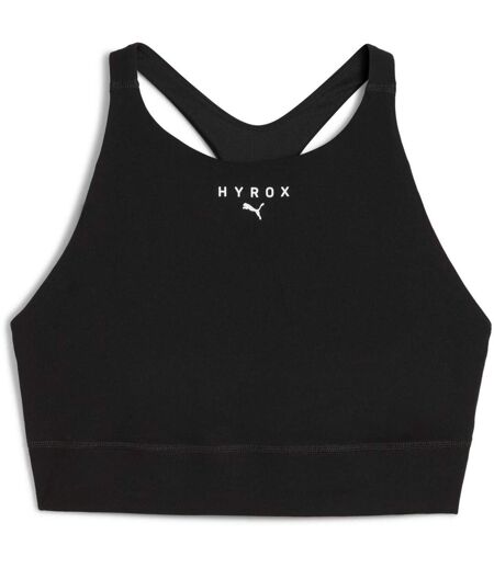 Womens/ladies Hyrox Shapeluxe Sports Bra Black Puma