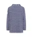 Womens/ladies Striped Roll Neck Sweatshirt Twilight Lazy Jacks-2