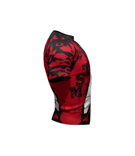 T-shirt Motif/style Fissuré Mfc Dark Side Homme Noir Rouge Masters