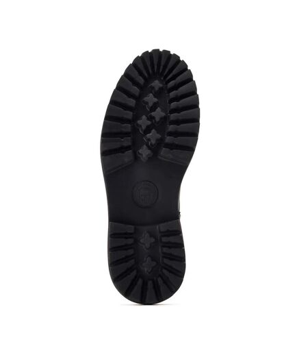 Base London Mens Wick Leather Derby Shoes (Black) - UTFS9400