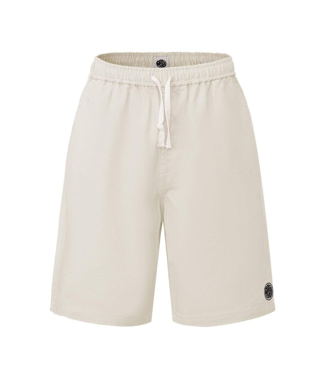 Mens Cotton Casual Shorts Black Pretty Green-3