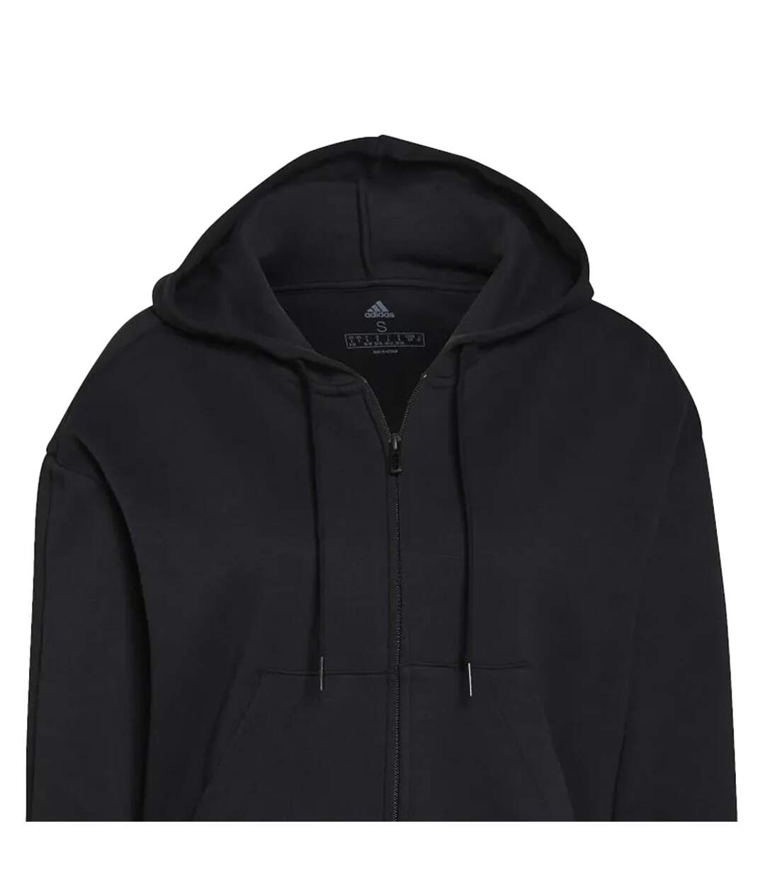 Veste À Capuche Essentials Femme Noir Adidas-2
