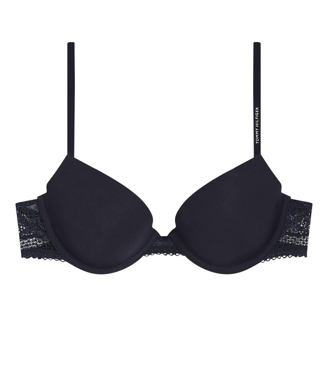 Soutien-gorge Push-up Motif/style Détail En Dentelle Femme Rose Foncé Violet Tommy Hilfiger-1