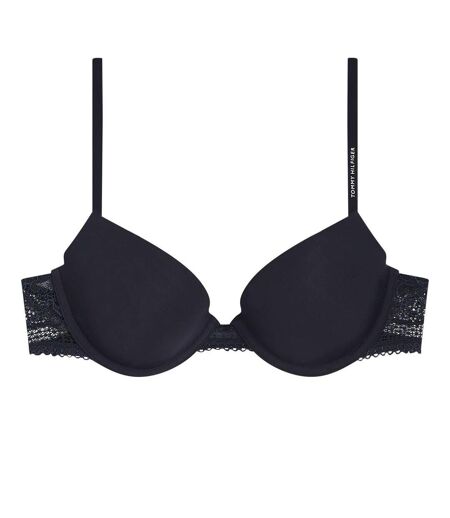 Soutien-gorge Push-up Motif/style Détail En Dentelle Femme Rose Foncé Violet Tommy Hilfiger