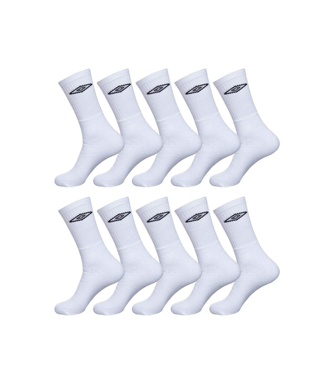 Lot de 10 Paires de Chaussettes Tennis homme Umbro