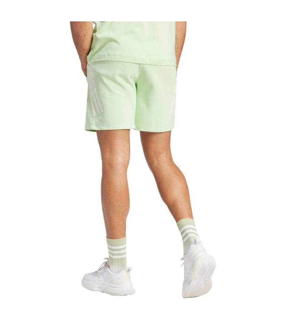 Short Style À Rayures Future Icons Homme Vert Adidas-3