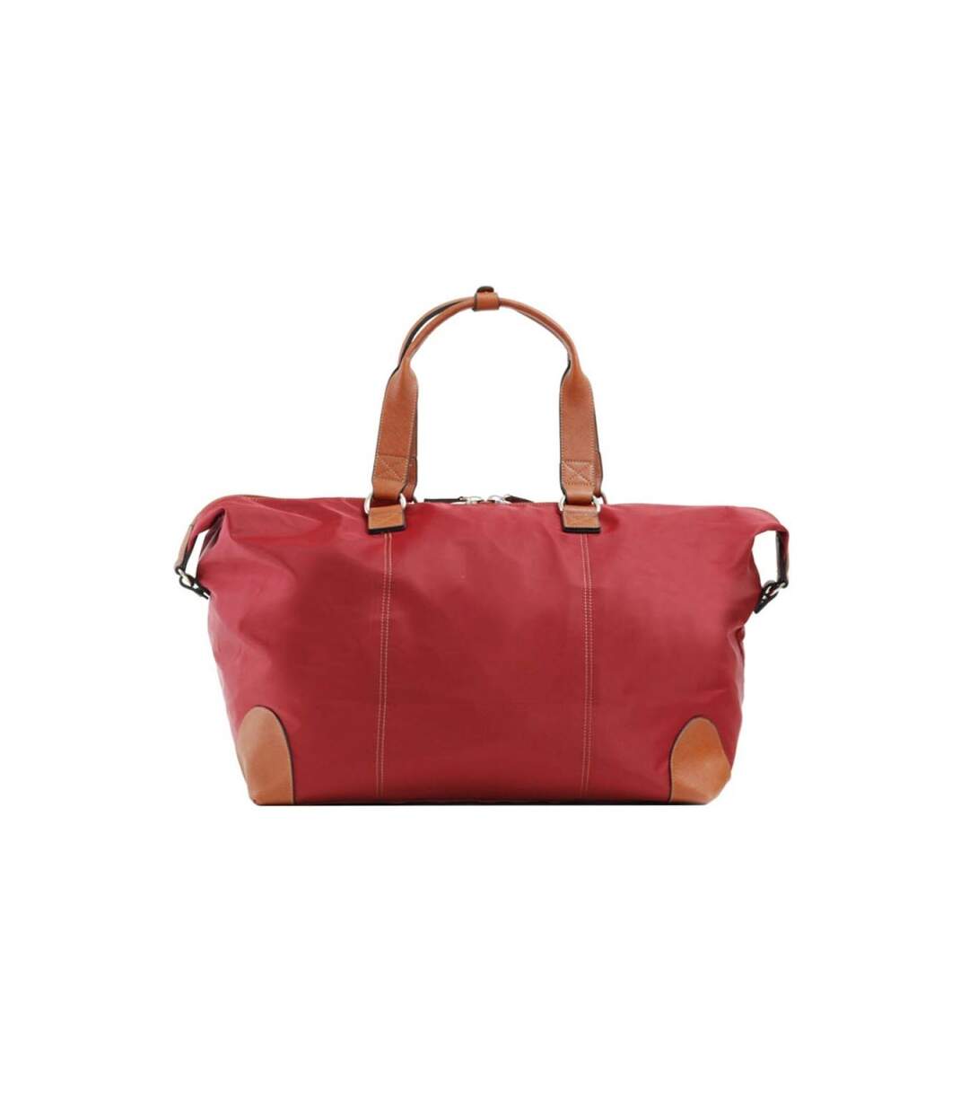 Katana - Sac de voyage nylon et cuir XL - rouge - 7667-3