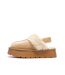 Sabots fourrés à élastique beige femme xti microfiber - 36-1