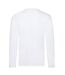 Mens original long-sleeved t-shirt white Fruit of the Loom-2