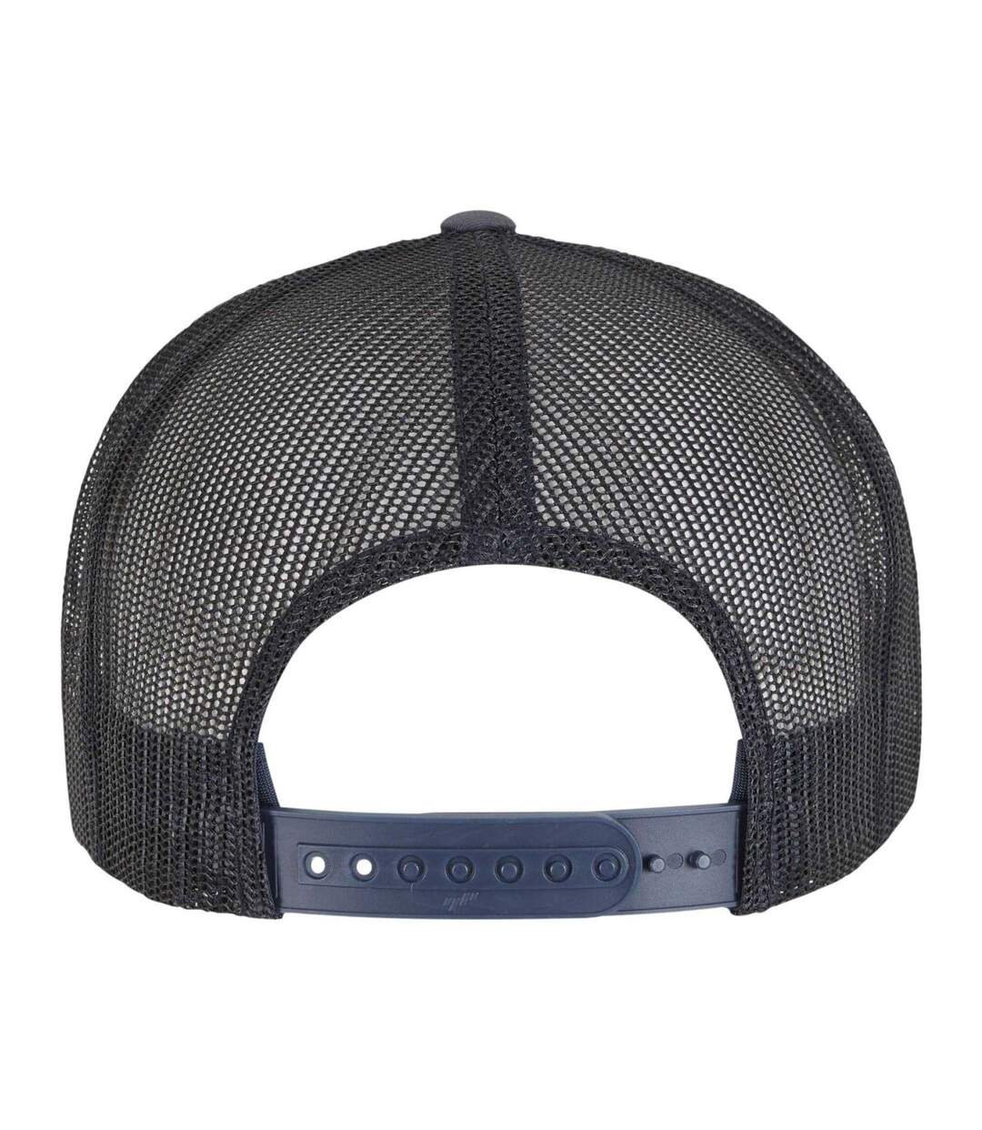 Casquette Trucker Motif/style Uni Classic Adulte Bleu Marine Blanc Bleu Marine Foncé Flexfit-2