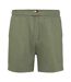 Mens Flagbeach Polycotton Logo Shorts Green Tommy Jeans-1