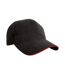 Result Headwear - Casquette de baseball PRO STYLE (Noir / Rouge) - UTRW10213