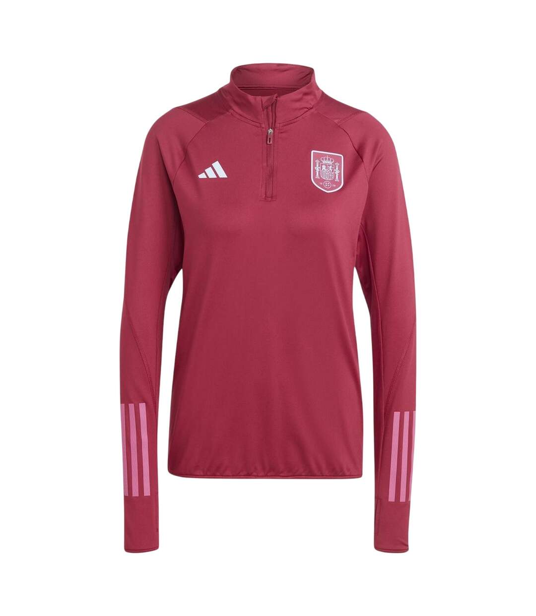 Haut Entraînement Motif/style Espagne Trio Pro Femme Rubis Adidas-2