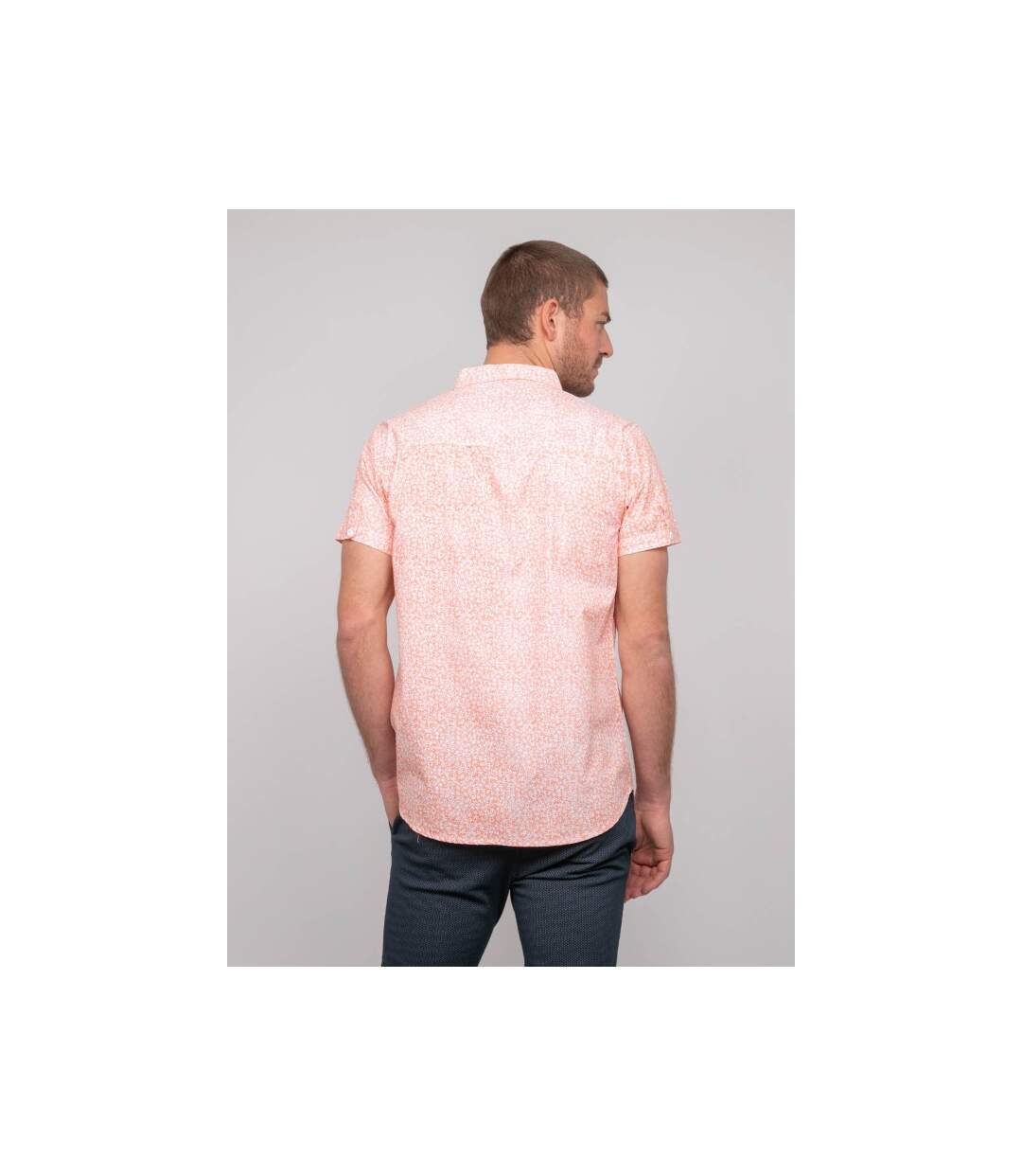 Chemise manches courtes motifs DEZELUA-2