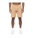 Mens Blansmoore Elasticated Waist Shorts Stone Crosshatch-2