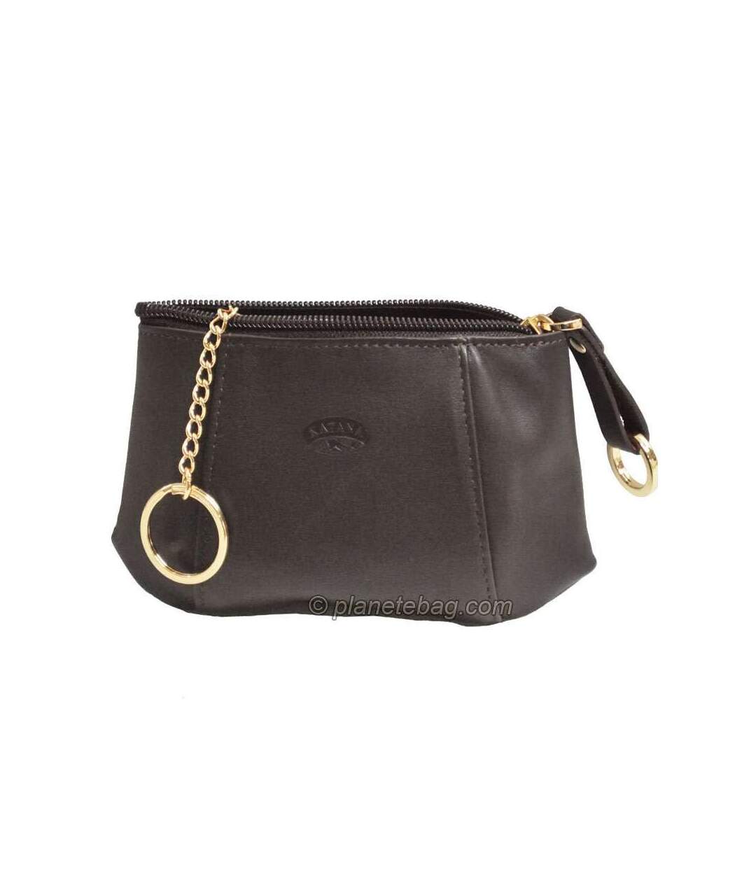 Katana - Trousse femme en cuir - marron - 3056