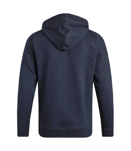 Mens bryant graphic print pull over hoodie dark navy Weird Fish