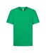 Unisex adult ringspun cotton natural t-shirt kelly green Casual Classics