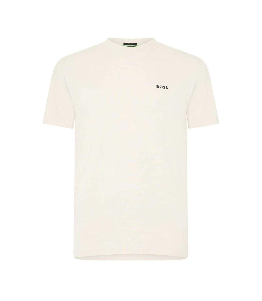 Mens Logo Regular T-shirt White Boss-2
