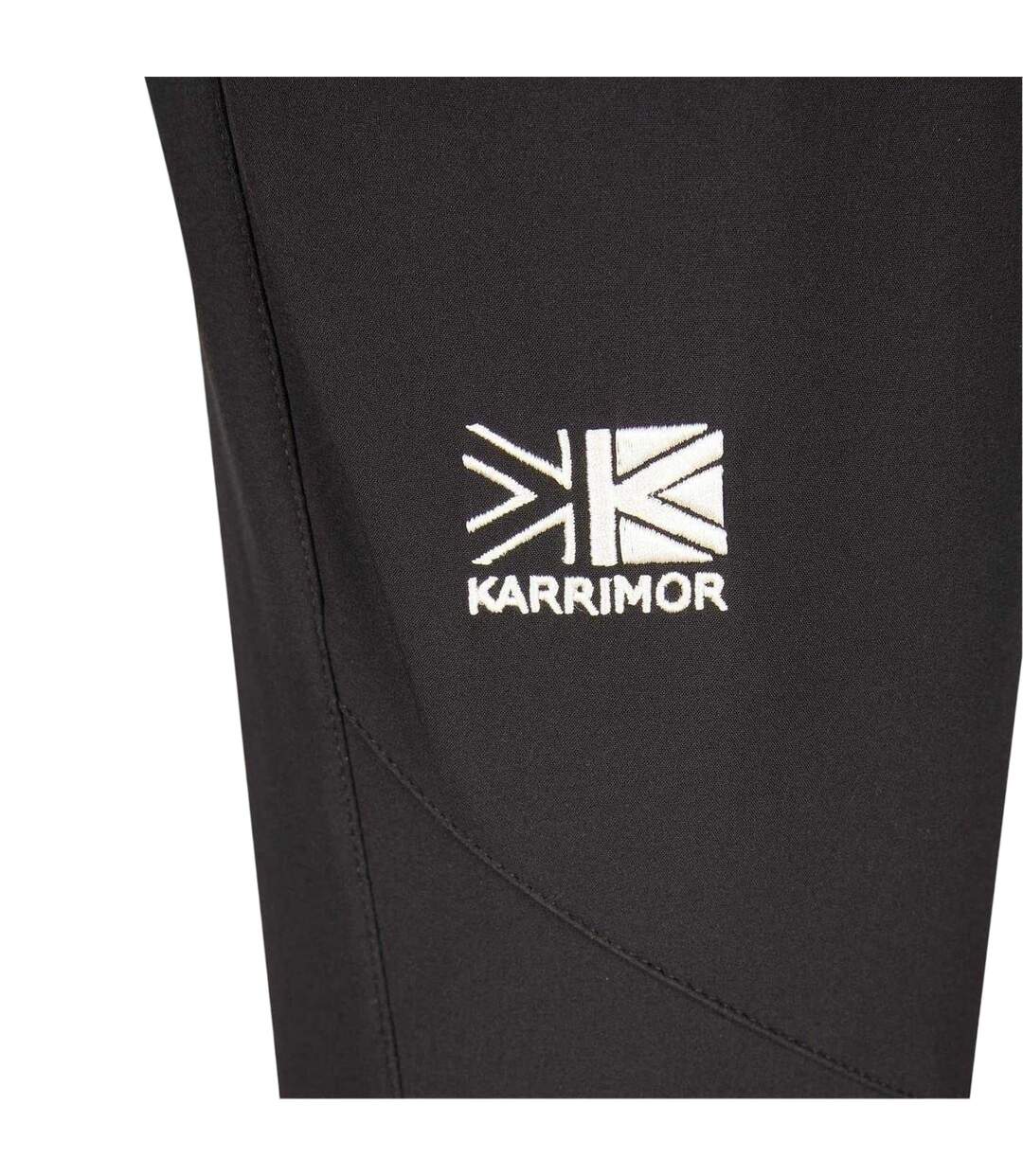 Mens Plain Cargo Trousers Black Karrimor-4