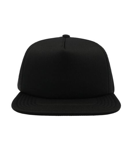 Casquette trucker snap 90s adulte noir Atlantis