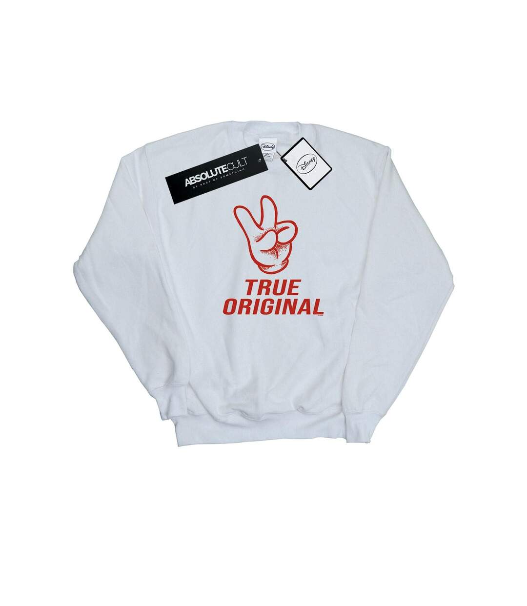 Disney Sweatshirt Mickey Mouse True Original Womens/Ladies (Blanc) - UTBI27240-1