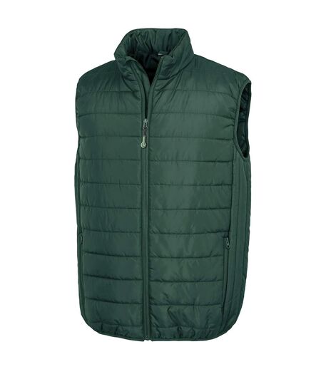 Veste Sans Manches Promo Homme Vert Foncé Result