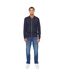 Mens Melfi Knitted Zip-off Jumper Navy Duck And Cover-4