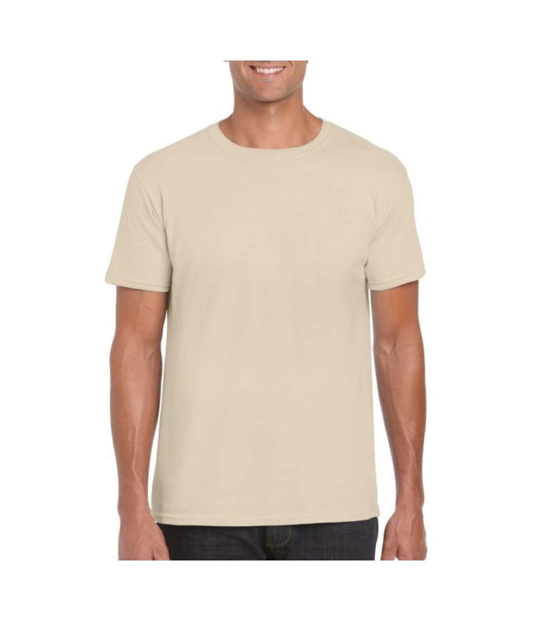 T-shirt Manches Courtes Softstyle Homme Sable Gildan-1