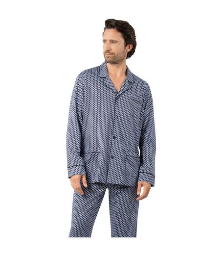 Pyjama long ouvert homme Popeline Eminence