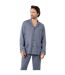 Pyjama long ouvert homme Popeline Eminence-1