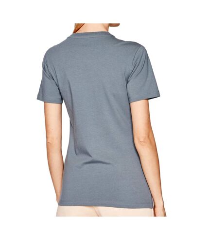 T-shirt Gris Femme Adidas Trefoil