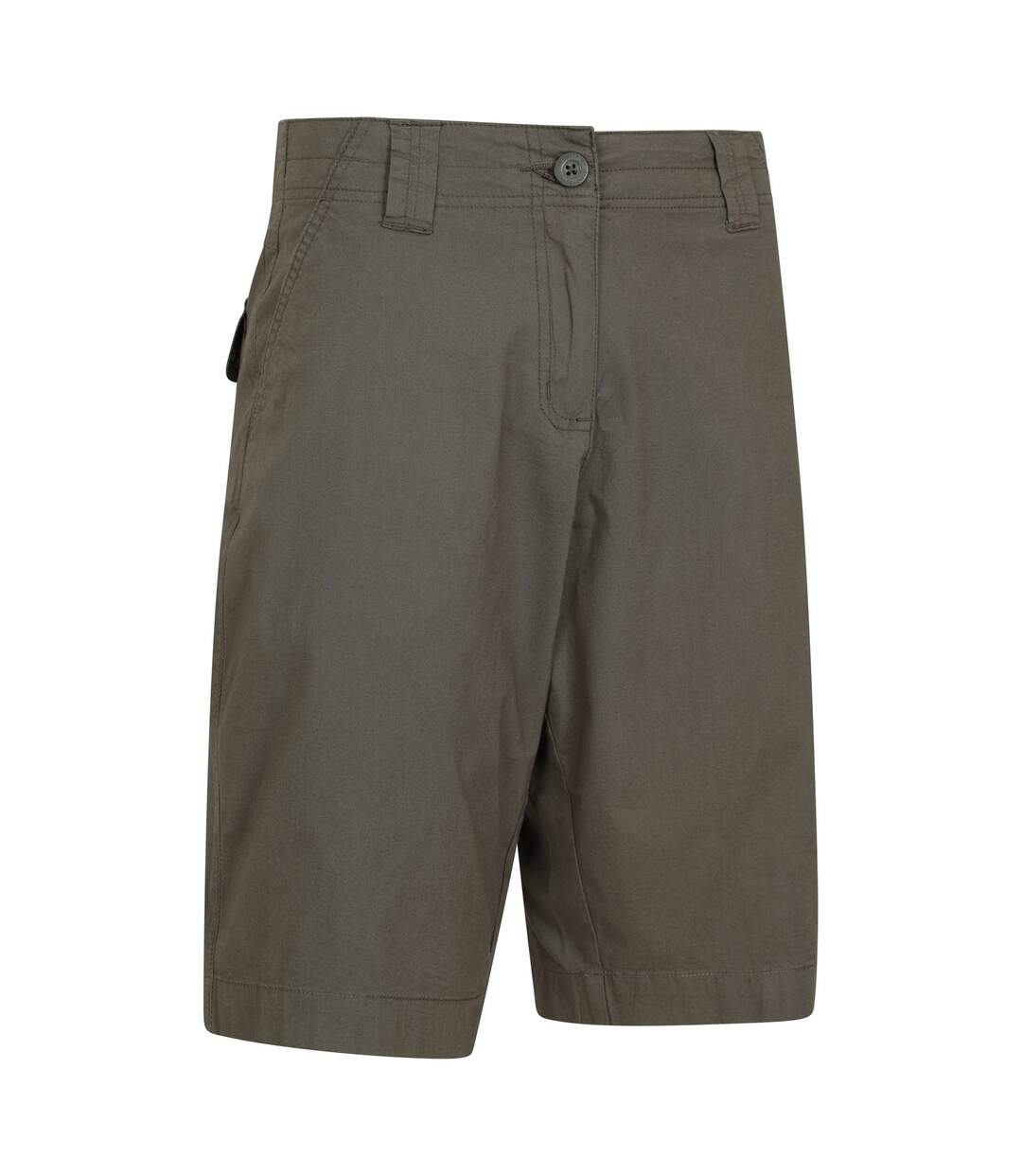 Womens/ladies coast stretch shorts light khaki Mountain Warehouse-4