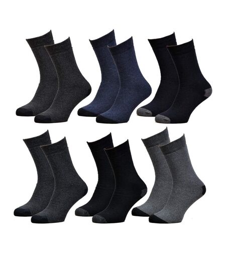 Chaussettes de Travail TRACTO pour Homme Résistance et Qualité Pro - Pack de 6