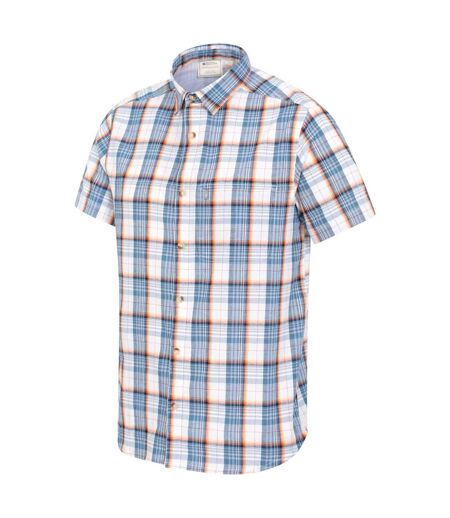 Mens cotton shirt bright blue Mountain Warehouse