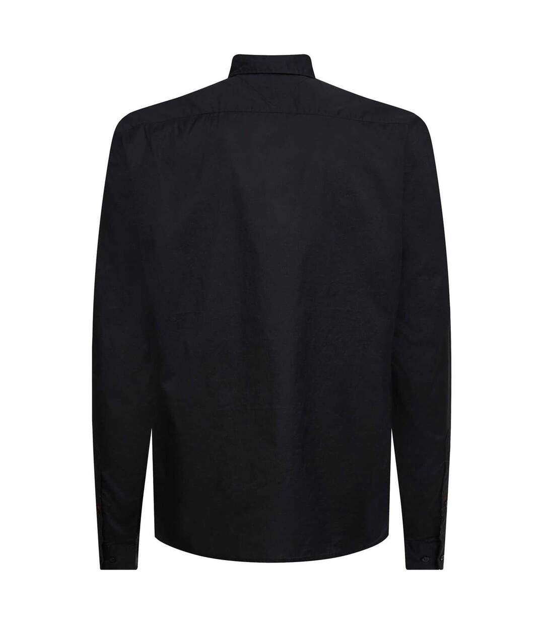Mens Core Flex Poplin Long-sleeved Shirt Black Tommy Hilfiger-2