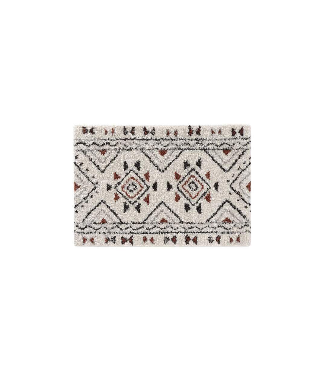 Tapis Déco à Motifs Saharienne 160x230cm Beige-1