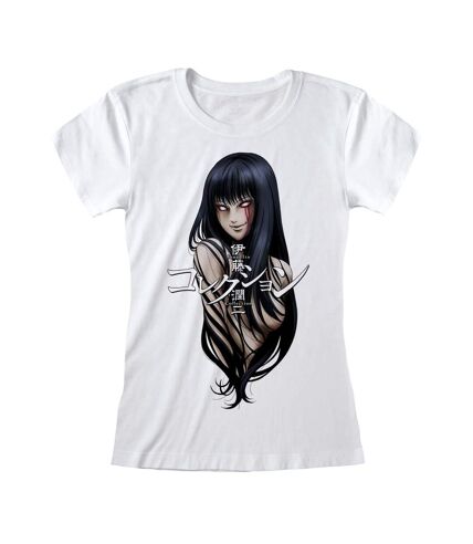 Junji-Ito - T-shirt - Femme (Blanc / Noir) - UTHE771