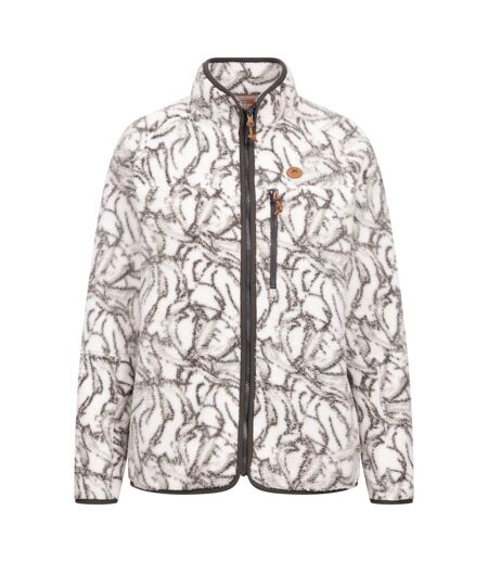 Veste Polaire Col Montant Motif/style Imprimé Jessie Femme Blanc À Motifs Trespass