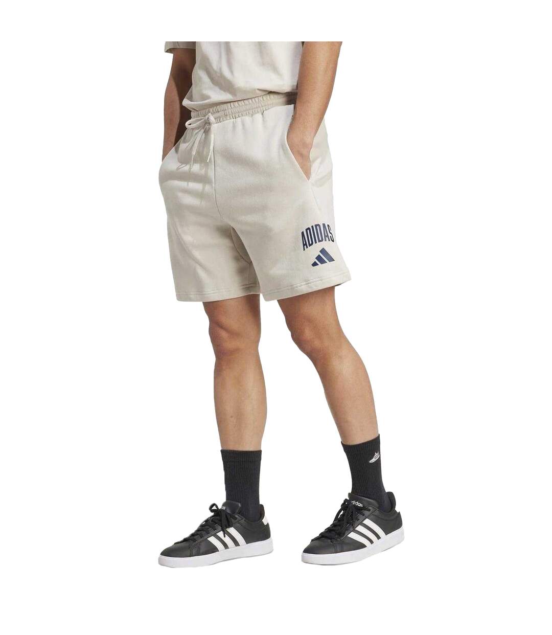 Short De Jogging Homme Alumine Bleu Adidas-3