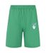 Short De Jogging Motif/style Logo Hands Off Homme Vert Off-White-1