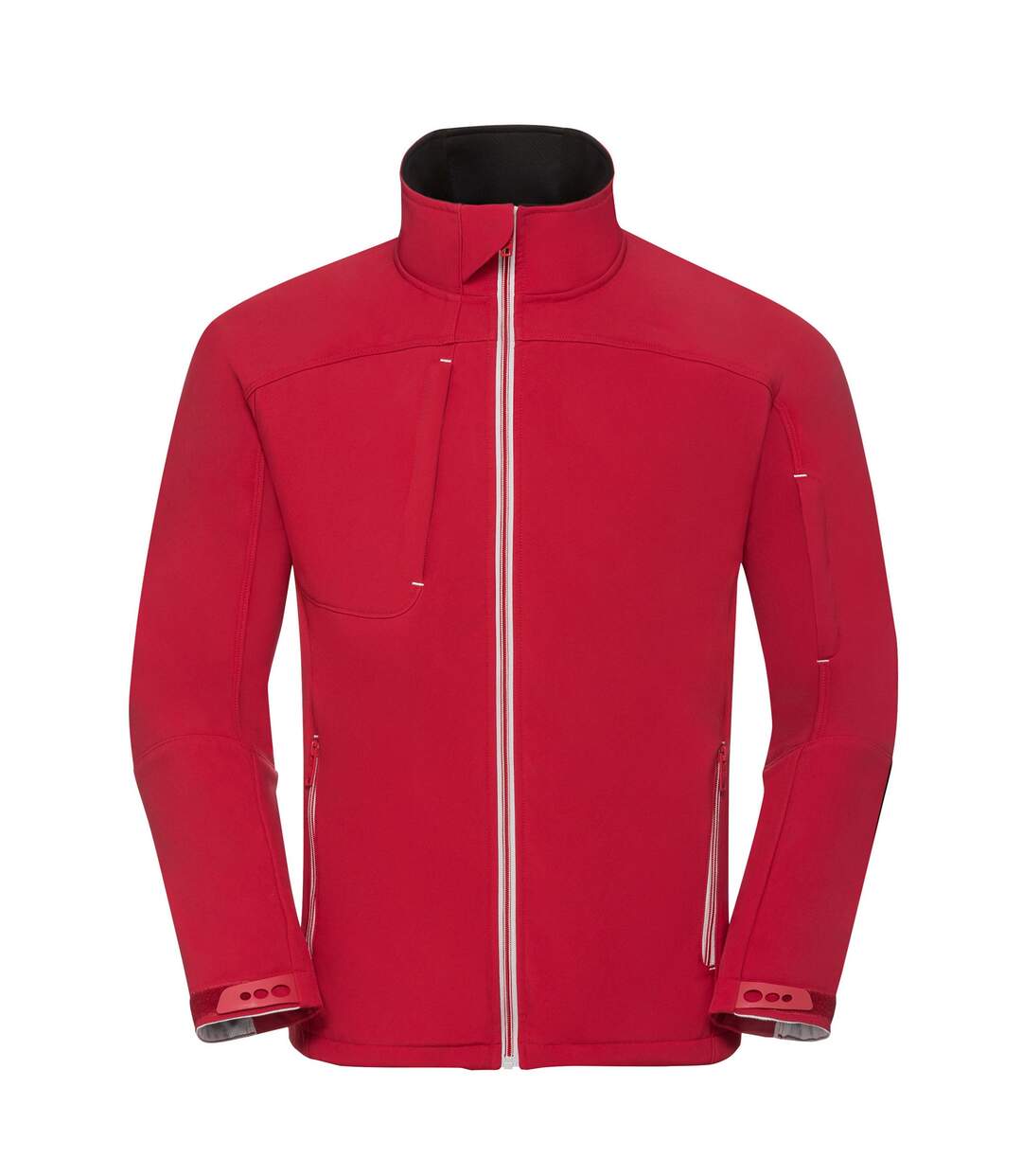 Mens bionic softshell jacket classic red Russell