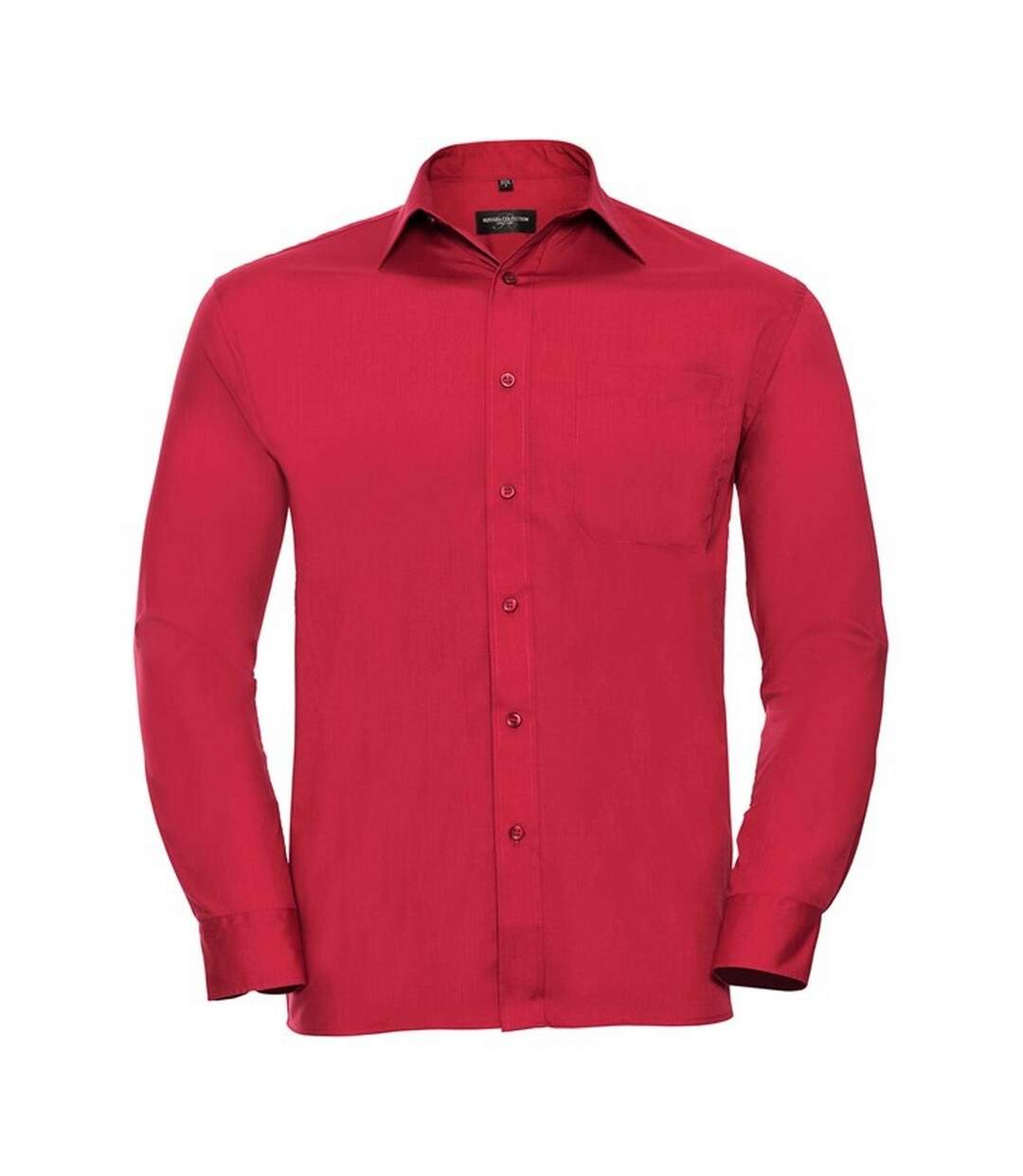 Chemise homme rouge classique Russell Collection