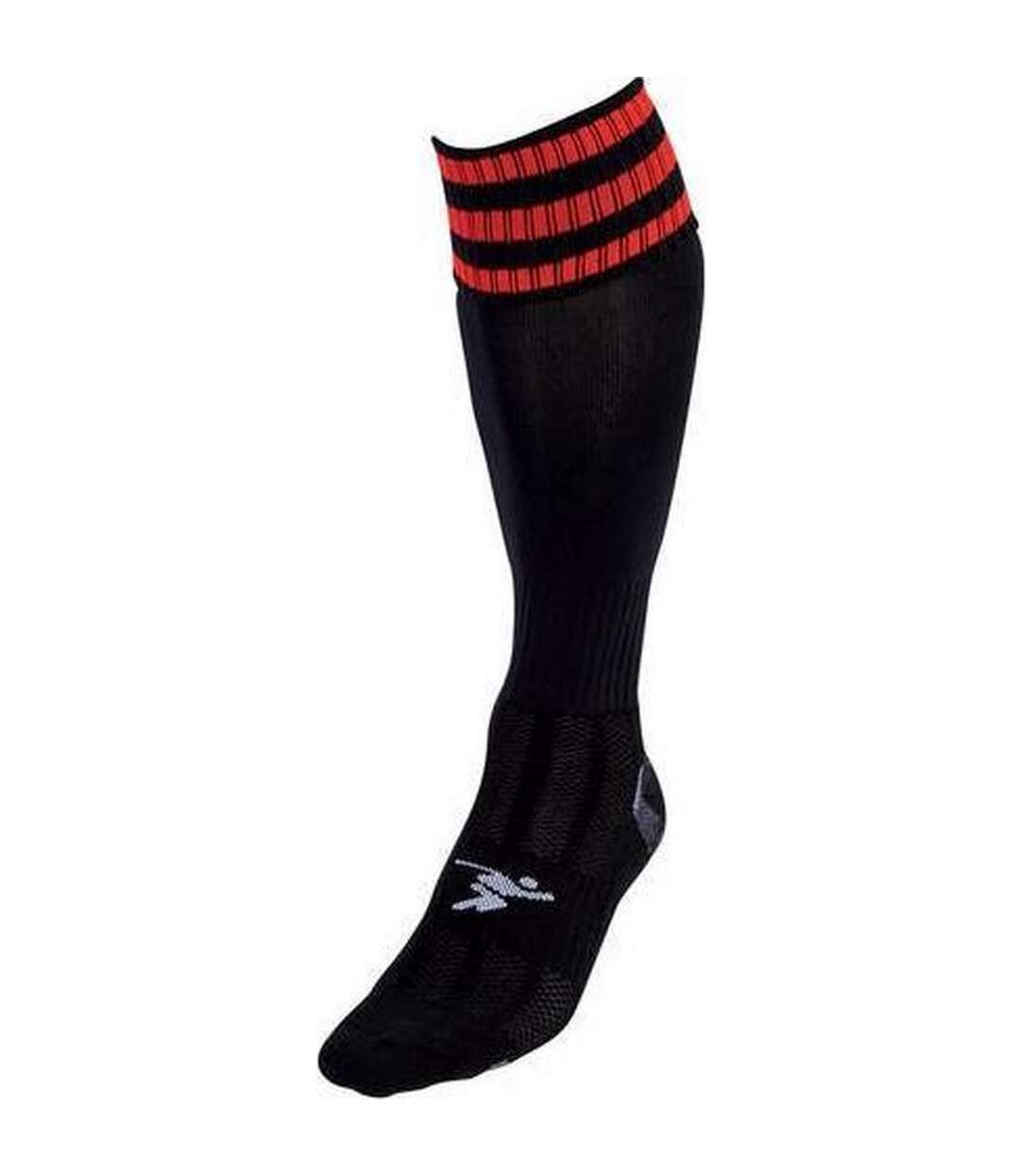 Chaussettes de football pro adulte noir / orange Precision