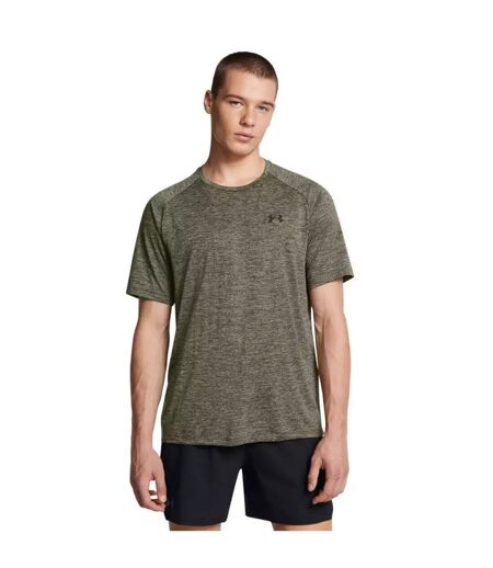 T-shirt Manches Courtes Tech Homme Vert Olive Under Armour